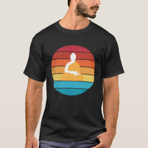 Retro Vintage Yoga und Meditation Hobby lustig 5 T-Shirt