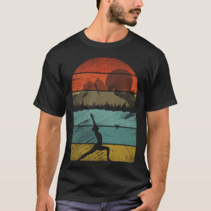 Retro Vintage Yoga und Meditationshobby lustig 3 T-Shirt