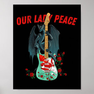 Retro Vintage Zitat Lustig Unsere Liebe Frieden Ei Poster