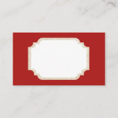 Retro Vintage Zuckerstange addieren Visitenkarte (Rückseite)