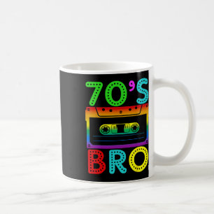 Retro Vintagen 70er Jahre Bro zu Halloween Familie Kaffeetasse