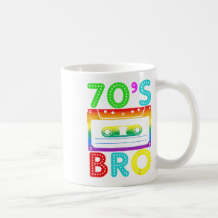 Retro Vintagen 70er Jahre Bro zu Halloween Familie Kaffeetasse