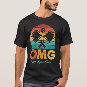Retro Vintagen Spieler Ball One Game Pickle Ball T-Shirt