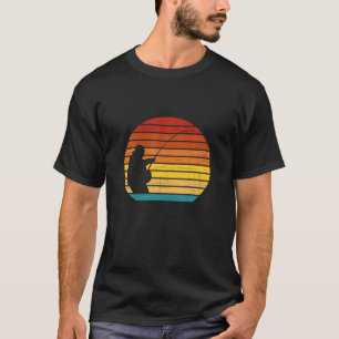 Retro Vintager 60er 70er Sunset Wild Fish Lov T-Shirt