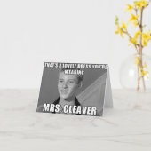 Retro-Vintager 60er Karte (Gelbe Blume)