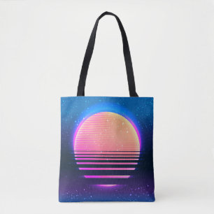Retro Vintager 80er oder geometrischer Stil der 90 Tasche