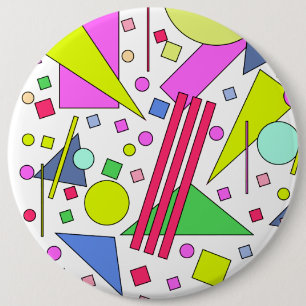 Retro Vintager 80er und 90er-Jahre-Stil Button