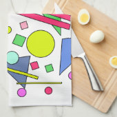 Retro Vintager 80er und 90er-Jahre-Stil Geschirrtuch (Viertel Falte)