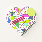 Retro Vintager 80er und 90er-Jahre-Stil Notizblock (Rückseite)