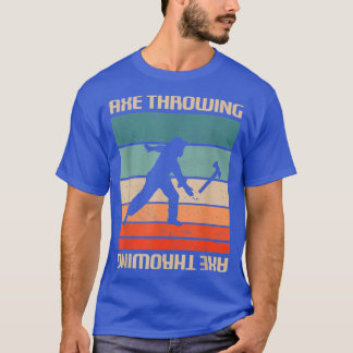 Retro-Vintager Ax-Throwing-Player T-Shirt