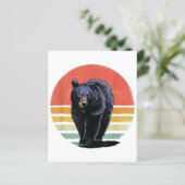 Retro Vintager Bär (Stehend Vorderseite)