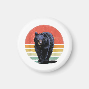 Retro Vintager Bär Magnet