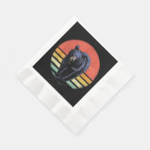 Retro Vintager Bär Serviette (Ecke)