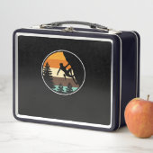 Retro Vintager Berg Klettergarten Metall Brotdose (Beispiel)