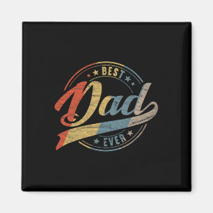 Retro Vintager bester Vater je Vater Vater Vater V Magnet