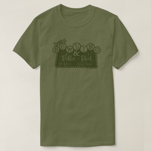 Retro-Vintager Bowling T-Shirt (Design vorne)