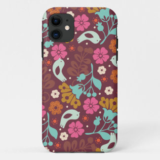 Retro Vintager bunter Blumen-Kasten Case-Mate iPhone Hülle