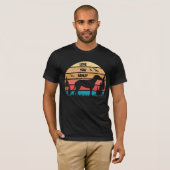 Retro Vintager Dalmatiner Hund T-Shirt (Vorne ganz)