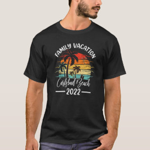 Retro Vintager Familienurlaub 2022 California Carl T-Shirt
