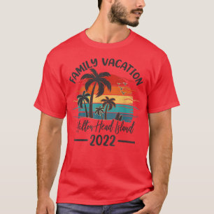 Retro Vintager Familienurlaub 2022 Hilton Head Isl T-Shirt