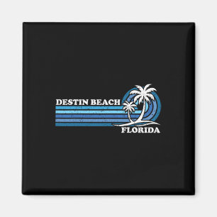 Retro Vintager Familienurlaub Florida Destin Stran Magnet