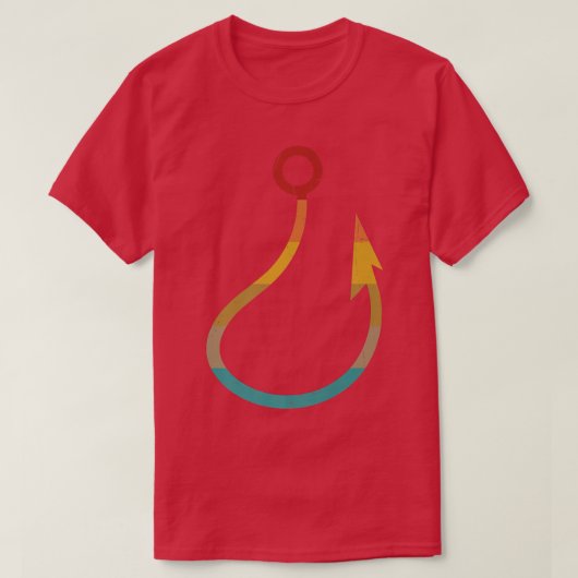 Retro Vintager Fischfang 2391 T-Shirt (Design vorne)