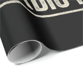 Retro-Vintager Funkkopf Geschenkpapier (Rolleneckpunkt)