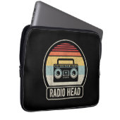 Retro-Vintager Funkkopf Laptopschutzhülle (Vorne Rechts)