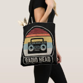 Retro-Vintager Funkkopf Tasche (Von Nahem)