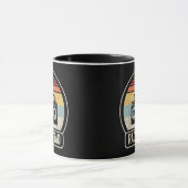 Retro-Vintager Funkkopf Tasse (Zentrum)