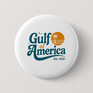 Retro Vintager Golf of US America 2025 American Fl Button