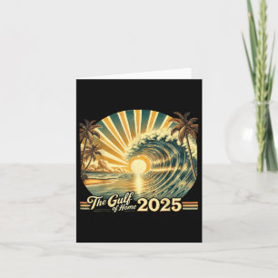 Retro Vintager Golf of US America 2025 American Fl Karte