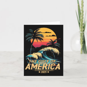 Retro Vintager Golf of US America 2025 American Fl Karte