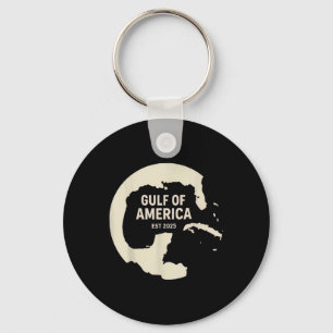 Retro Vintager Golf of US America 2025 American Fl Schlüsselanhänger
