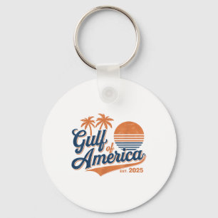 Retro Vintager Golf of US America 2025 American Fl Schlüsselanhänger