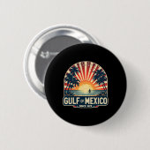 Retro Vintager Golf von Mexiko seit 1672 Button (Vorne & Hinten)