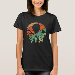 Retro Vintager Heißluftballon T-Shirt
