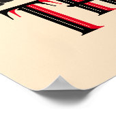 Retro-Vintager Horror Poster (Ecke)