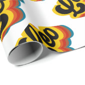 Retro Vintager Löwe Geschenkpapier (Rolleneckpunkt)