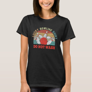 Retro Vintager nationaler Bowling-Tag für Bowler B T-Shirt