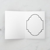 Retro Vintager Osternephe Feiertagskarte (Innenseite)