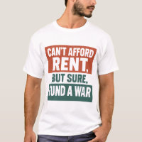 Retro Vintager politischer Satire-Grafik-T - Shirt