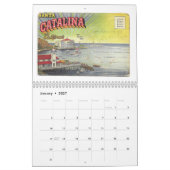 Retro/Vintager Postkartenkalender Kalender (Jan 2027)