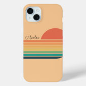 Retro Vintager Regenbogen Case-Mate iPhone Hülle (Rückseite)