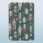 Retro Vintager Roboter der 50er Jahre Autolufterfrischer<br><div class="desc">Fun Retro Vintage Roboterdesign der 50er Jahre auf dunklem Hintergrund.</div>