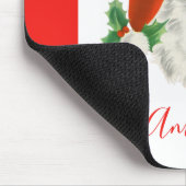 Retro Vintager Santa Claus Mousepad (Ecke)