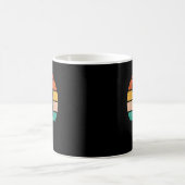 Retro Vintager Schimpanse Affe mit Schädel Kaffeetasse (Mittel)