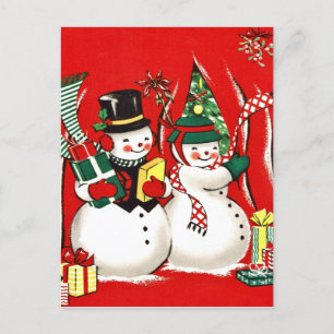 Retro Vintager Schnee - Weihnachten