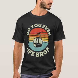 Retro-Vintager Ski - Lift auch Bro__2 T-Shirt