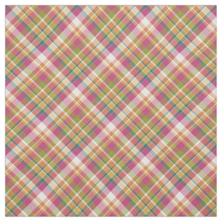 Retro Vintager Sommer Karierten Tartan Squares Mus Stoff